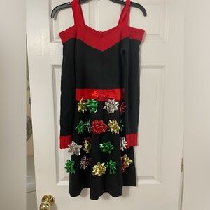 With Love Derek, Christmas Dress, Size Medium